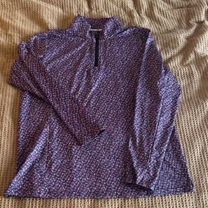 Star pattern Quarter-Zip Pullover